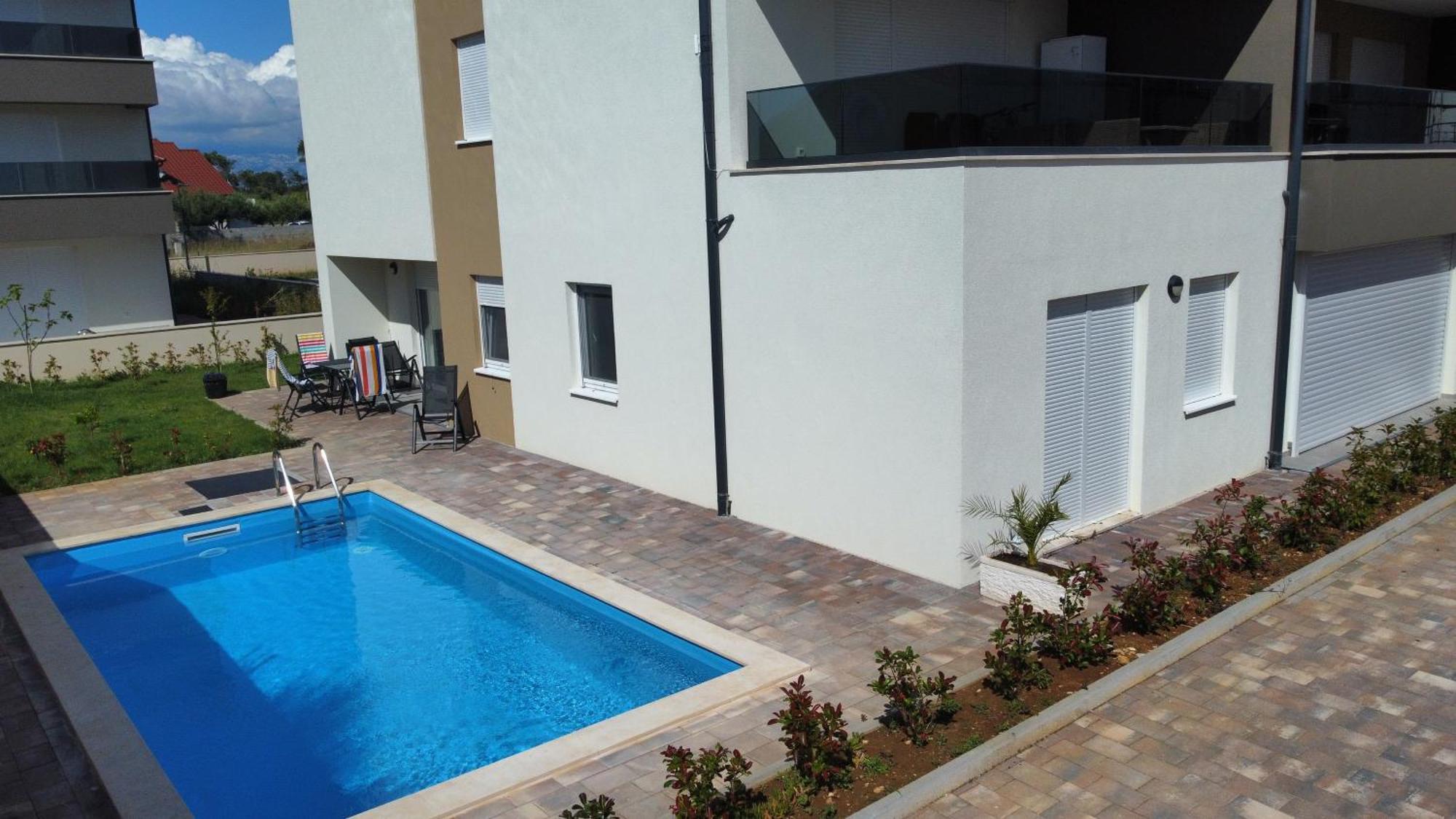 Apartment Relex With Pool & Jacuzzi Privlaka  Exterior foto